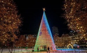 Denver's Civic Center Park is New Home to America's Tallest Digital Holiday Tree