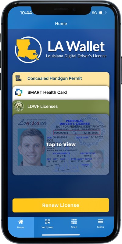 You can now add your Concealed Handgun Permit to your LA Wallet app.
