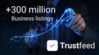 Trustfeed has reached an outstanding 300 million business listings