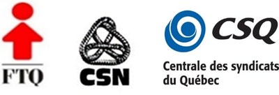Logos FTQ CSN CSQ (Groupe CNW/FTQ)