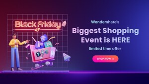 Wondershare Announces Major Sales On Their Creativity Suite for Black Friday and Cyber Monday