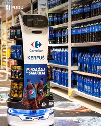 Pudu Robotics BellaBot Gain Popularity in Carrefour Stores in