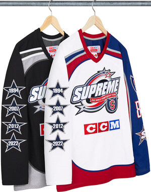 CCM Hockey Partners with Lifestyle Brand Supreme to Create Iconic All Stars Hockey Jersey