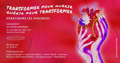 Lancement de la campagne "12 jours d'action" (Groupe CNW/Fédération des femmes du Québec)