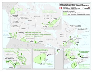 Canada funds 67 new projects to protect species at risk and their habitats