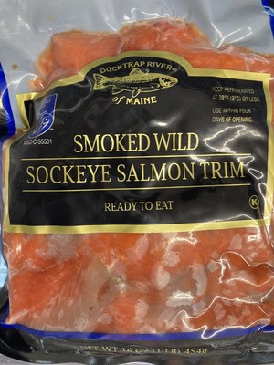 Smoked wild sockeye salmon trim (Groupe CNW/Ministre de l'Agriculture, des Pcheries et de l'Alimentation)