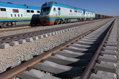 Moğolistan'daki yeni Zuunbayan-Khangi demiryolu açıldı