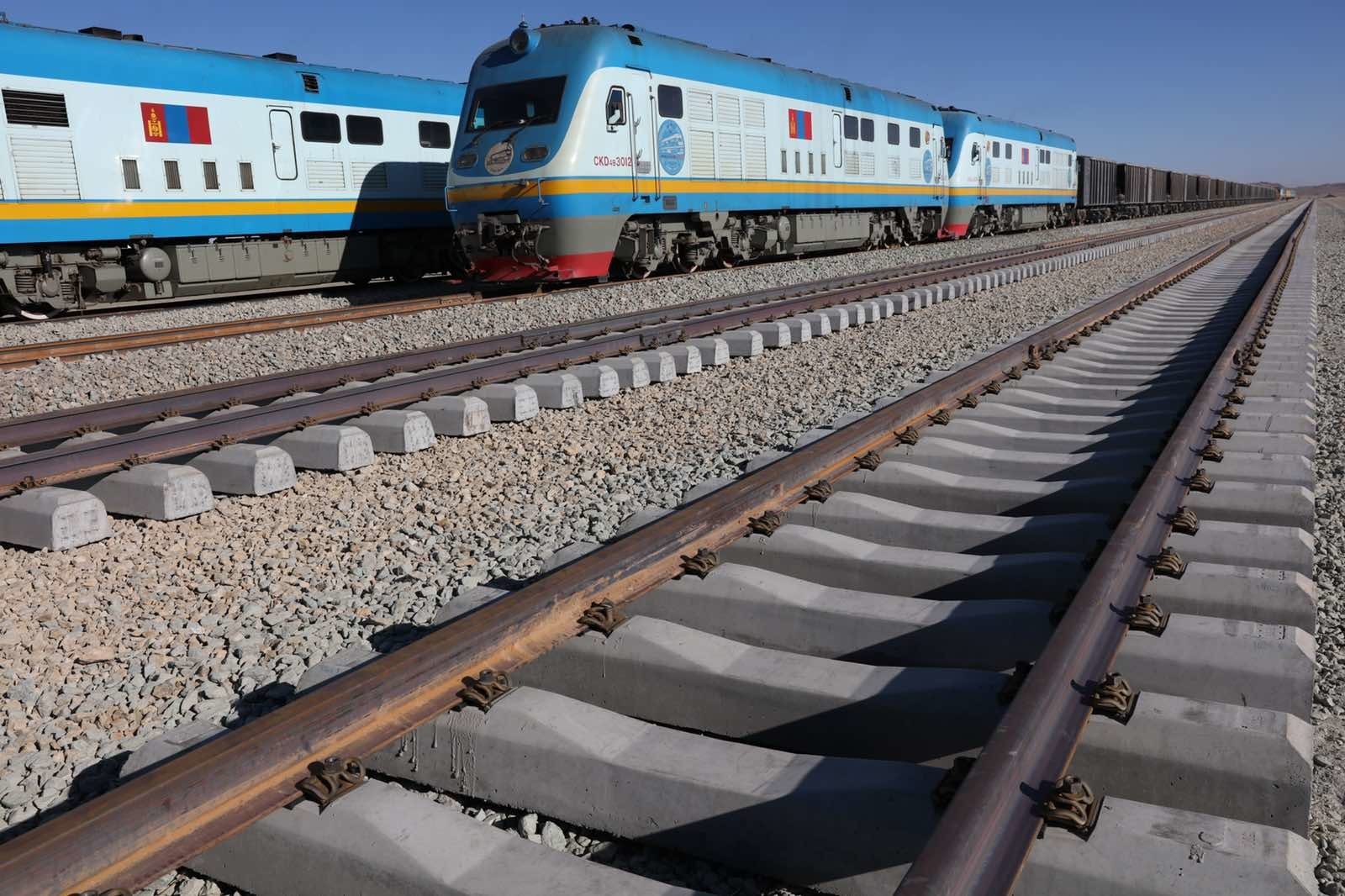 The new Zuunbayan-Khangi railway in Mongolia has now opened (PRNewsfoto/The Government of Mongolia)