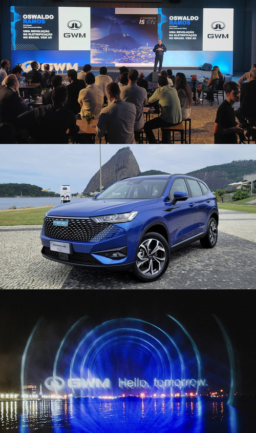 Life Electric: Lanzamiento de la marca GWM Brasil y estreno mundial del HAVAL H6 PHEV 4WD (PRNewsfoto/GWM)