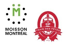 Moisson Montréal and CP Holiday Train logos (CNW Group/MOISSON MONTREAL)