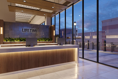 The 43,000-square-foot Life Time Annapolis athletic club features dedicated studios for yoga, Pilates and signature formats, luxury lap pool and kids programming