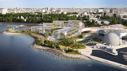 Proposed public spaces and waterfront attraction: Therme Canada | Ontario Place (CNW Group/Therme Canada)