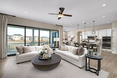 The Darius is one of five inspired Richmond American floor plans available at Vista Pines at Crystal Valley in Castle Rock, Colorado.