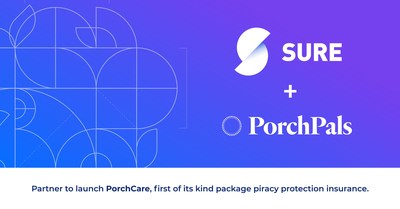 Sure and PorchPals partner to launch first of its kind package theft insurance.
