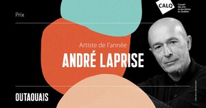 André Laprise reçoit le Prix du CALQ - Artiste de l'année en Outaouais