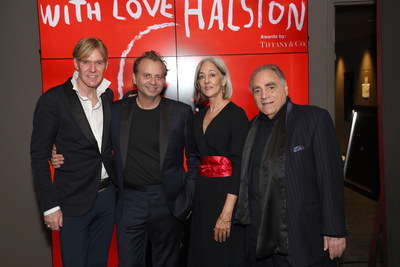 Ken Downing, HALSTON Creative Director; Hakan Baykam, President and Founder of the Istituto Marangoni Miami; Lesley Frowick, Co-Founder With Love Halston; Steve Gold, Co-Founder With Love Halston