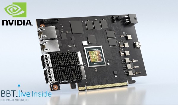 BBT.live’s software-defined secure connectivity hardware-accelerated application to run on NVIDIA BlueField data processing unit (DPU). (PRNewsfoto/BBT.Live) BBT.live’s software-defined secure connectivity hardware-accelerated application to run on NVIDIA BlueField data processing unit (DPU). (PRNewsfoto/BBT.Live)