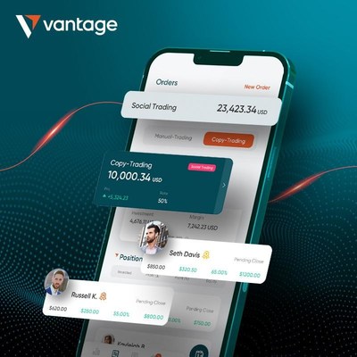 Vantage引入了社交交易，使交易更具互动性