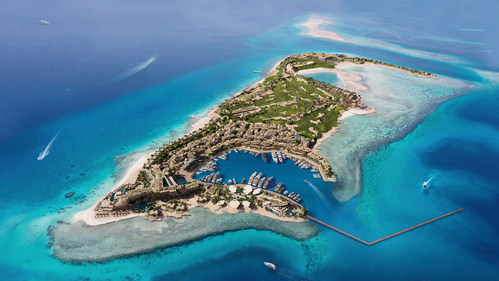 Sindalah, the first luxury island development in NEOM, northwest Saudi Arabia (copyright: NEOM Company)