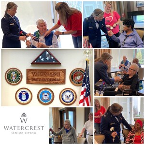 Watercrest Macon Assisted Living and Memory Care Honors Resident Veterans