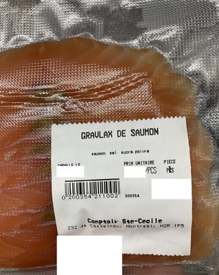 Gravlax de saumon (Groupe CNW/Ministre de l'Agriculture, des Pcheries et de l'Alimentation)
