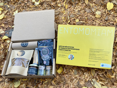 Juste à temps pour Noël : la boîte EntomoMiam, en vente dès le 8 décembre (Groupe CNW/Espace pour la vie)