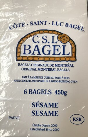 Mise à jour - Avis de ne pas consommer de bagels préparés et vendus par l'entreprise Côte St-Luc Bagel inc.