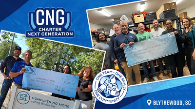 Charter Next Generation Expands Community Giving Fund Initiative into Blythewood, South Carolina Benefiting Three Local Charities