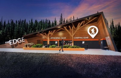 RightOnTrek Wilderness EDGE automated backpacking and camping outdoor gear rental facility outside Glacier National Park