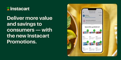 Consumers will now see more promotions, coupons, and deals tailored to them as they search and discover products from their favorite brands on Instacart.