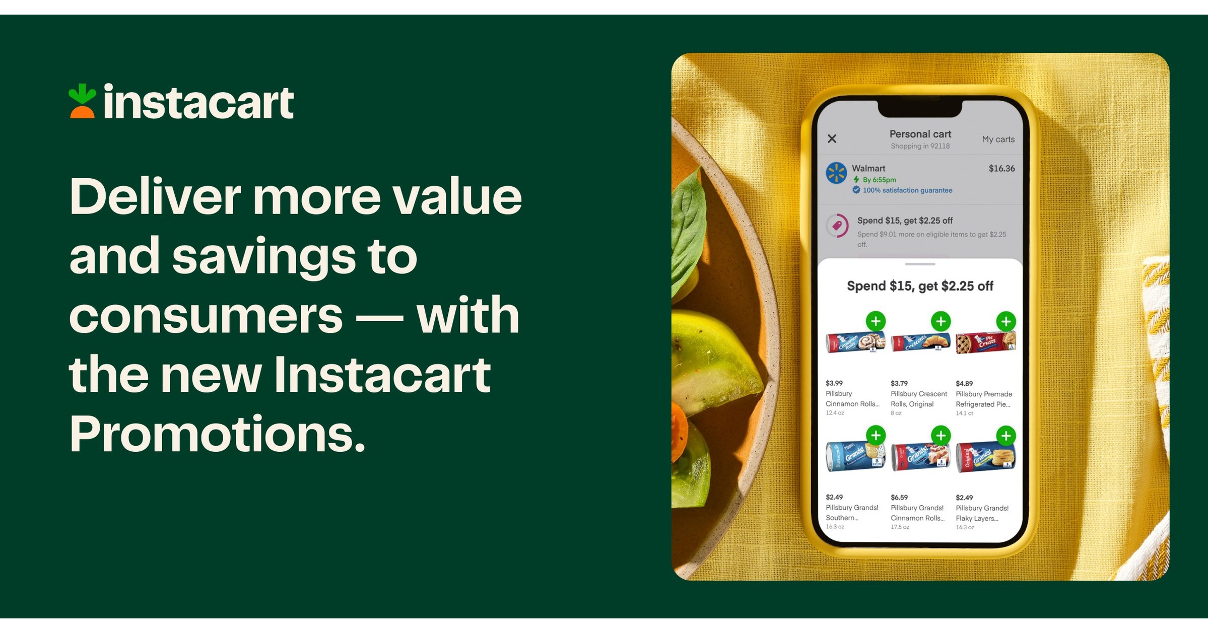 Instacart Announces New Advertising Solutions to Deliver More Value and  Savings to Consumers