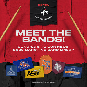 Six HBCU Marching Bands Selected to Perform in 2023 Honda Battle of the Bands