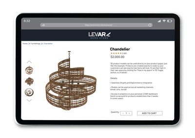 LEVAR and LSA's partnership platform helps manufacturers and showrooms provides the best possible shopping experiences through 3D and AR technology.