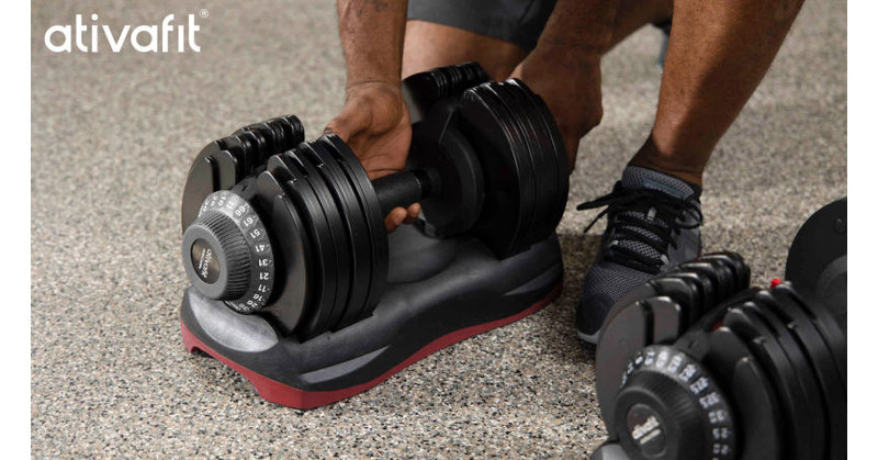 Ativafit Upgrades Home Fitness Solutions with New 66lbs Adjustable Dumbbell Set