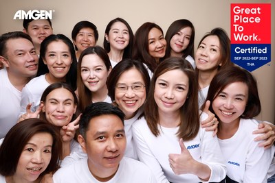 Amgen Thailand acknowledged as a Great Place To Work®