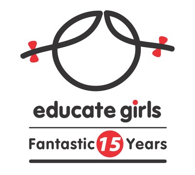 Educate Girls 15th Foundation Day Logo
