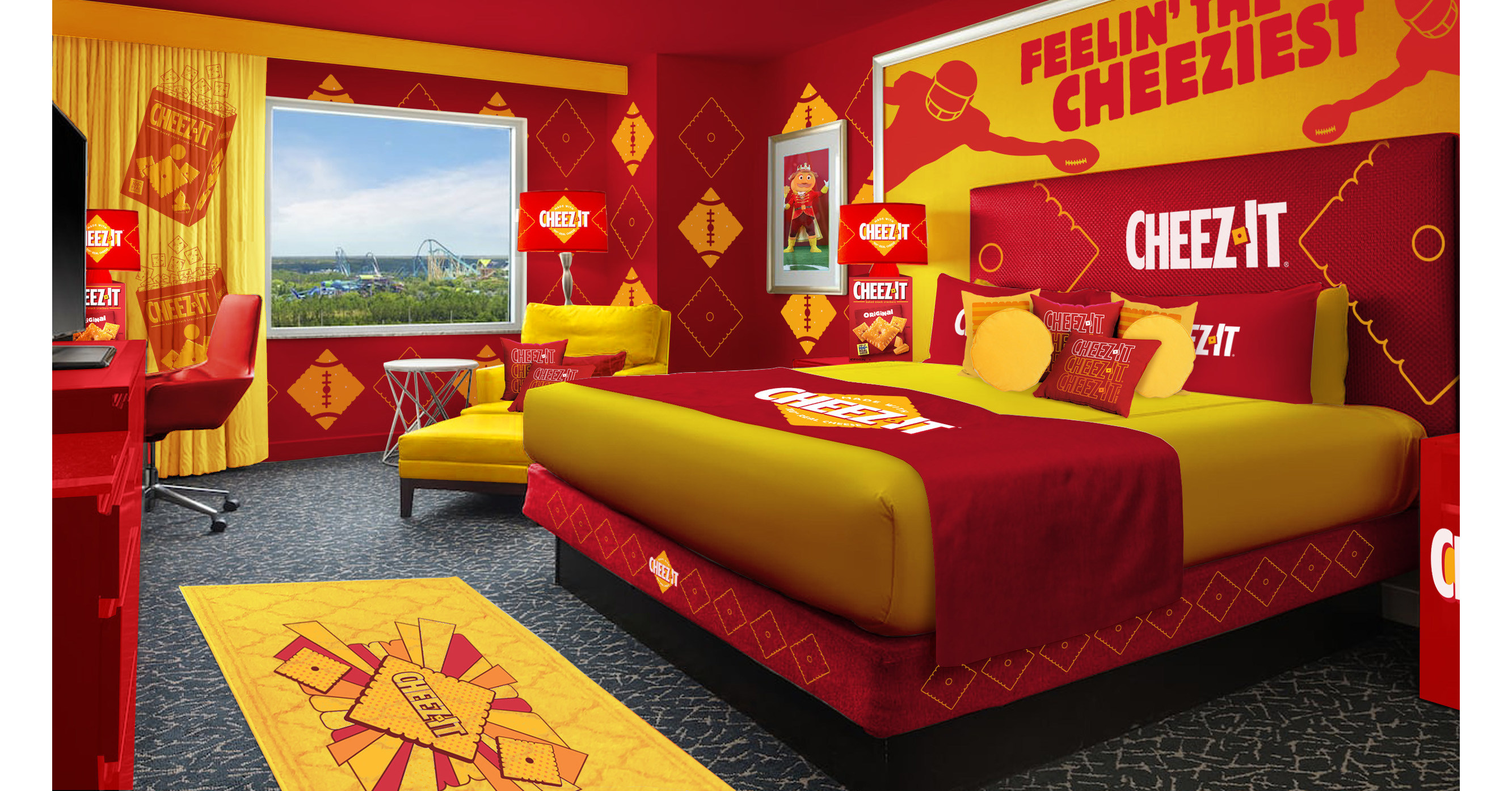 CHEEZ-IT® WANTS FOOTBALL PLAYERS AND FANS TO WAKE UP 'FEELIN' THE CHEEZIEST' AT THIS SEASON'S CHEEZ-IT BOWL AND NEW CHEEZ-IT CITRUS BOWL