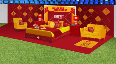 Cheez-It® wants football players and fans to wake up ‘feelin’ the cheeziest’ at this season’s cheez-it bowl and new cheez-it citrus bowl