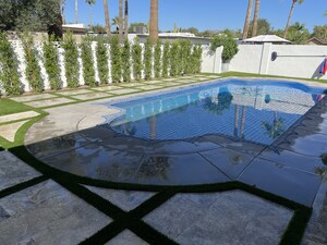 Synthetic Grass Elevates Beautiful Scottsdale Pool Deck