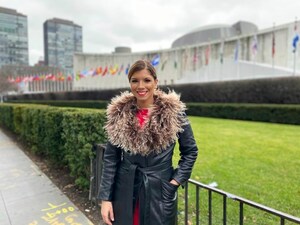 Top Latina Speaker Gaby Natale Advocates at the United Nations for Fair Media Narratives