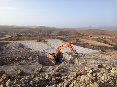 Figure 2 – Earthworks for Platform of New Zgounder Processing Plant (CNW Group/Aya Gold & Silver Inc)