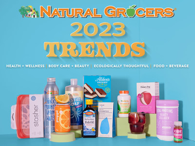 Natural Grocers' Top Trends for 2023, are classified within the categories of Health & Wellness; Body Care & Beauty; Food & Beverage and those that are Ecologically Thoughtful.