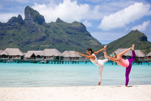 Awaken – an Immersive Wellness Experience, taking place February 4 – 9, 2023 at Four Seasons Resort Bora Bora. Attendees of the wellness retreat, offered in partnership with Paper & Diamond, will become one with themselves and one of the world’s most stunning destinations. Guided by international yoga specialist, Claire Grieve and holistic health coach, Koya Webb, full-day programming focuses on wellness, self-improvement, and creating a healthy lifestyle.