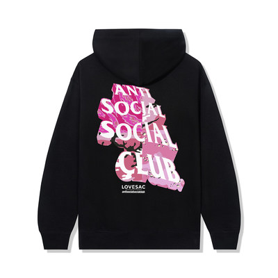 Available on December 3rd, the Lovesac x Anti Social Social Club bundle features a custom hoodie, a t-shirt, a matching Lovesac Sac Cover, and Sac Insert.