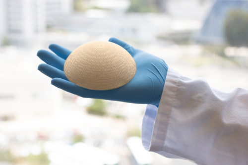 CollPlant's 3D bioprinted regenerative breast implant - program on track for Q1 2023 readout of large animal study (PRNewsfoto/CollPlant Ltd) CollPlant's 3D bioprinted regenerative breast implant - program on track for Q1 2023 readout of large animal study (PRNewsfoto/CollPlant Ltd)