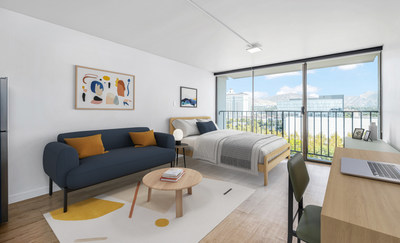 While small in square footage, the residences feature tremendous views and well-designed layouts designed for renters seeking an urban lifestyle. Many of the building's units will also be offered furnished to appeal to a variety of seasonal, corporate, and young new households.