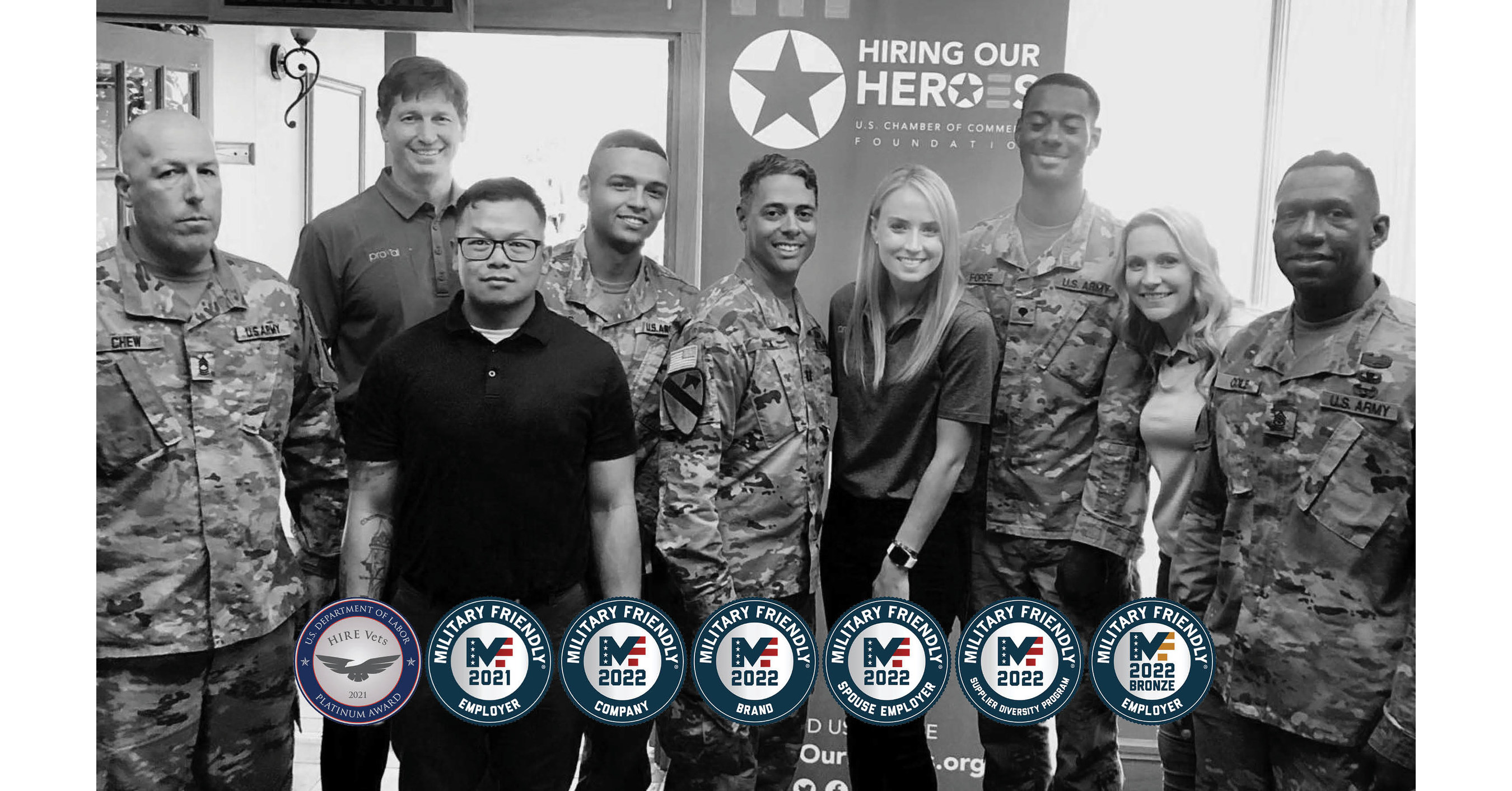 The Solutions Brand of Optomi Professional Services Receives Veteran-Friendly Employer Award