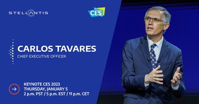 The Consumer Technology Association (CTA)® today announced Stellantis CEO Carlos Tavares as a keynote speaker at CES® 2023.