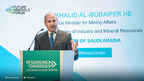 Le ministère saoudien de l'Industrie et des Ressources minérales affirme lors de la conférence à Londres : « L'Arabie saoudite deviendra un leader dans la production durable de métaux, au profit de la transition vers la production sans émission ».