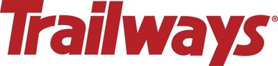 Trailways Logo, Transparent Background, 2022 (PRNewsfoto/Trailways)